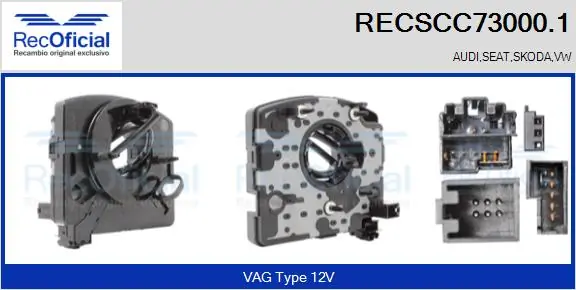 RECOFICIAL Spirálrugó, légzsák - RECSCC73000.1 - TothCarparts
