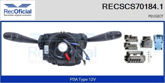 RECOFICIAL kormányoszlop kapcsoló - RECSCS70184.1 - TothCarparts