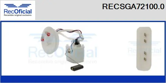 RECOFICIAL üzemanyag-ellátó egység - RECSGA72100.0 - TothCarparts