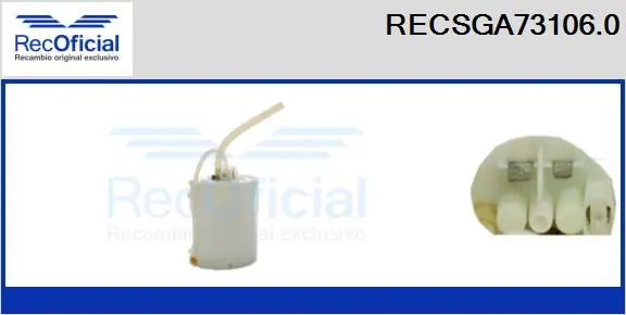 RECOFICIAL üzemanyag-ellátó egység - RECSGA73106.0 - TothCarparts