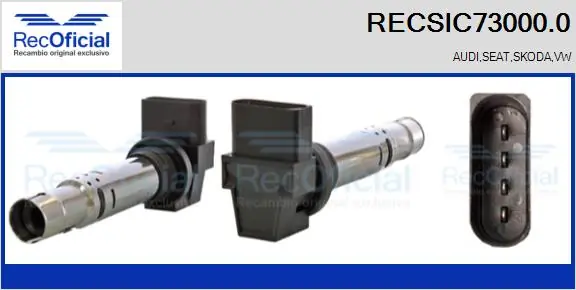 RECOFICIAL gyújtótekercs - RECSIC73000.0 - TothCarparts
