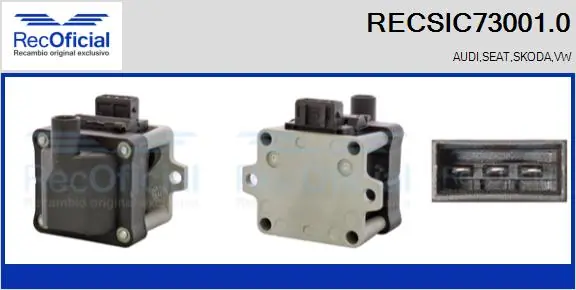 RECOFICIAL gyújtótekercs - RECSIC73001.0 - TothCarparts
