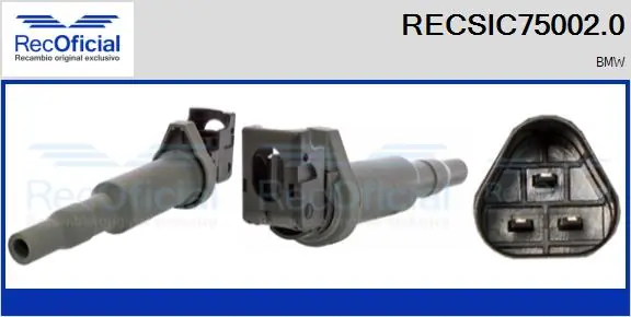 RECOFICIAL gyújtótekercs - RECSIC75002.0 - TothCarparts