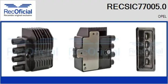 RECOFICIAL gyújtótekercs - RECSIC77005.0 - TothCarparts