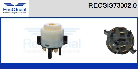 RECOFICIAL gyújtás/indítás kapcsoló - RECSIS73002.0 - TothCarparts
