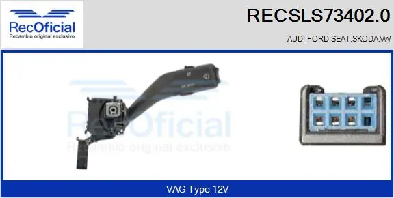 RECOFICIAL kormányoszlop kapcsoló - RECSLS73402.0 - TothCarparts