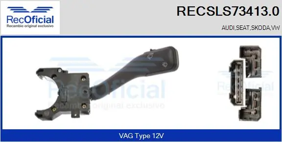 RECOFICIAL kormányoszlop kapcsoló - RECSLS73413.0 - TothCarparts