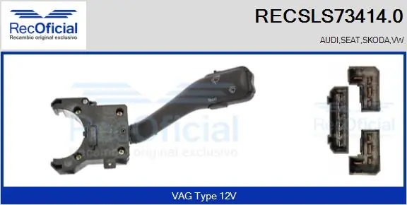 RECOFICIAL kormányoszlop kapcsoló - RECSLS73414.0 - TothCarparts