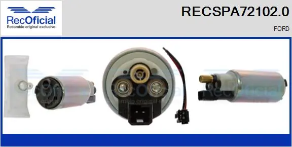 RECOFICIAL üzemanyag-szivattyú - RECSPA72102.0 - TothCarparts