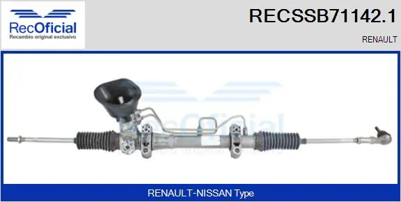 RECOFICIAL kormánygép - RECSSB71142.1 - TothCarparts
