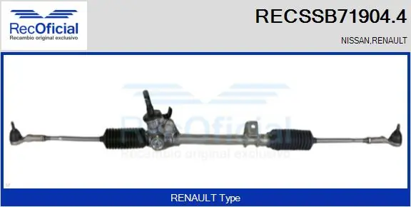 RECOFICIAL kormánygép - RECSSB71904.4 - TothCarparts