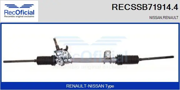 RECOFICIAL kormánygép - RECSSB71914.4 - TothCarparts