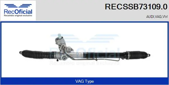 RECOFICIAL kormánygép - RECSSB73109.0 - TothCarparts