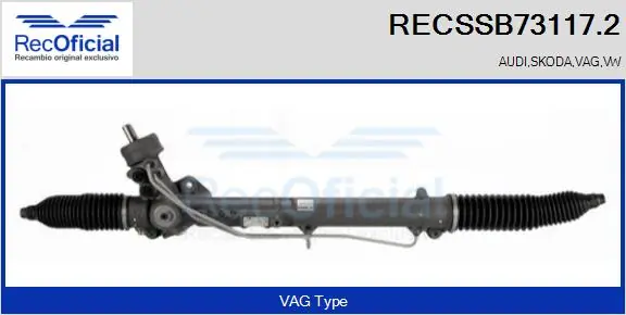 RECOFICIAL kormánygép - RECSSB73117.2 - TothCarparts