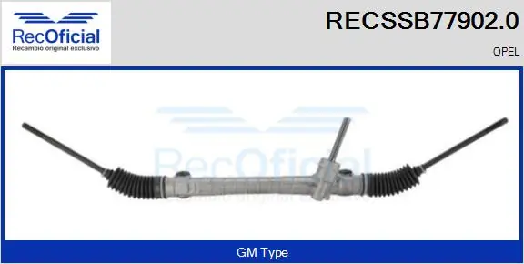 RECOFICIAL kormánygép - RECSSB77902.0 - TothCarparts