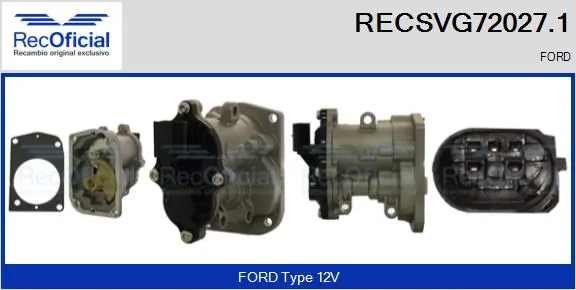 RECOFICIAL AGR-szelep - RECSVG72027.1 - TothCarparts
