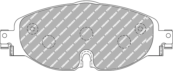 FERODO RACING fékbetétkészlet, tárcsafék - FCP4433G - TothCarparts