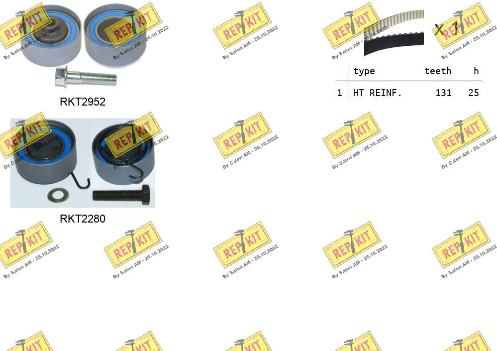 REPKIT Fogasszíjkészlet - RKTK0868 - TothCarparts