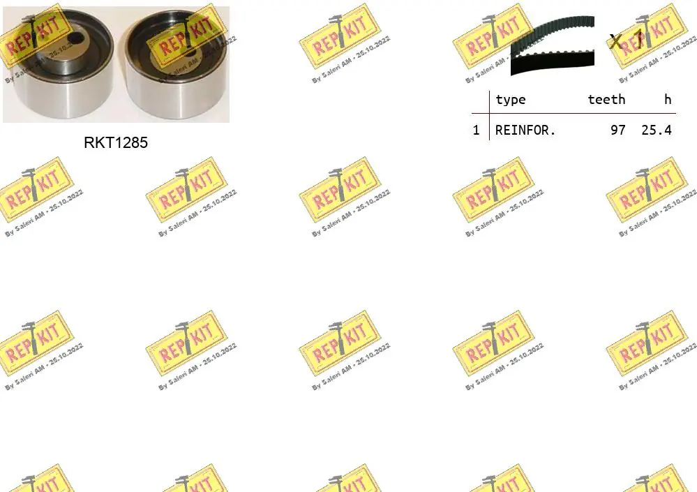 REPKIT Fogasszíjkészlet - RKTK0895 - TothCarparts