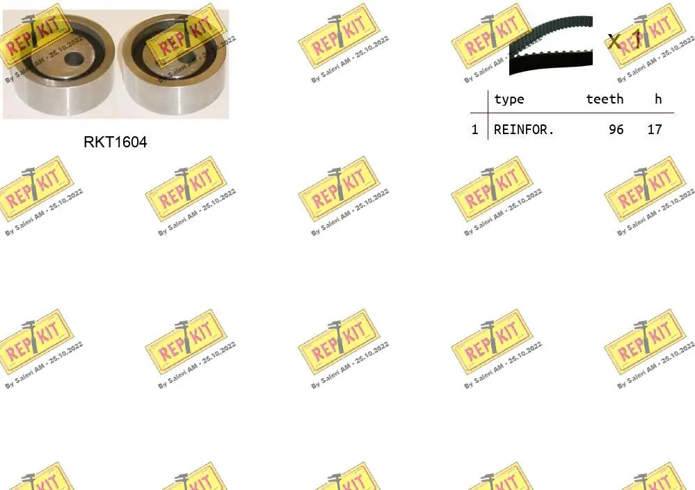 REPKIT Fogasszíjkészlet - RKTK0908 - TothCarparts