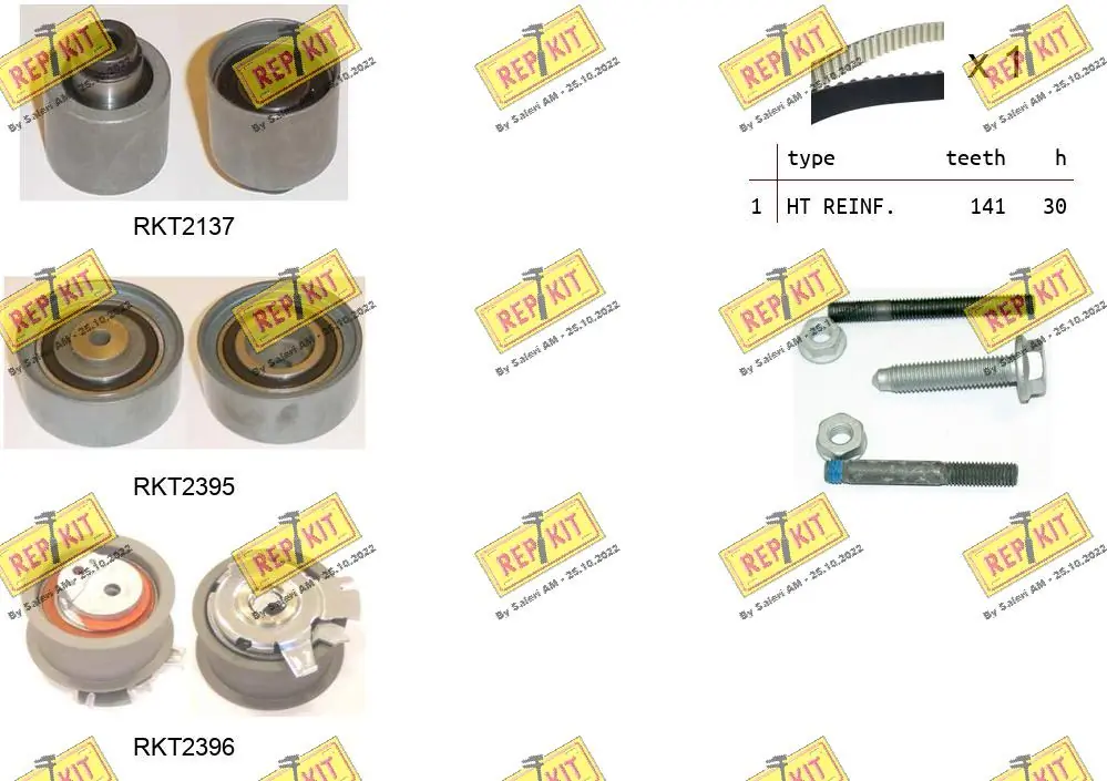 REPKIT Fogasszíjkészlet - RKTK0929 - TothCarparts
