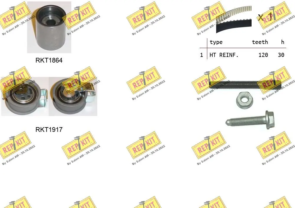 REPKIT Fogasszíjkészlet - RKTK0940 - TothCarparts