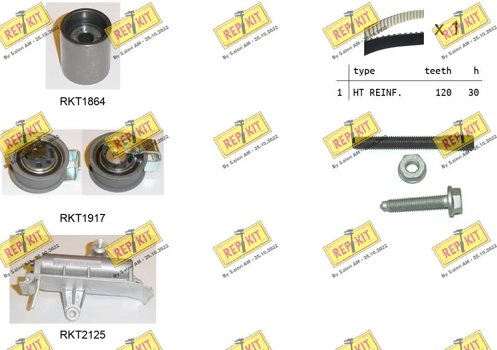 REPKIT Fogasszíjkészlet - RKTK0941 - TothCarparts