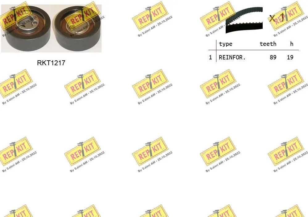 REPKIT Fogasszíjkészlet - RKTK1100 - TothCarparts