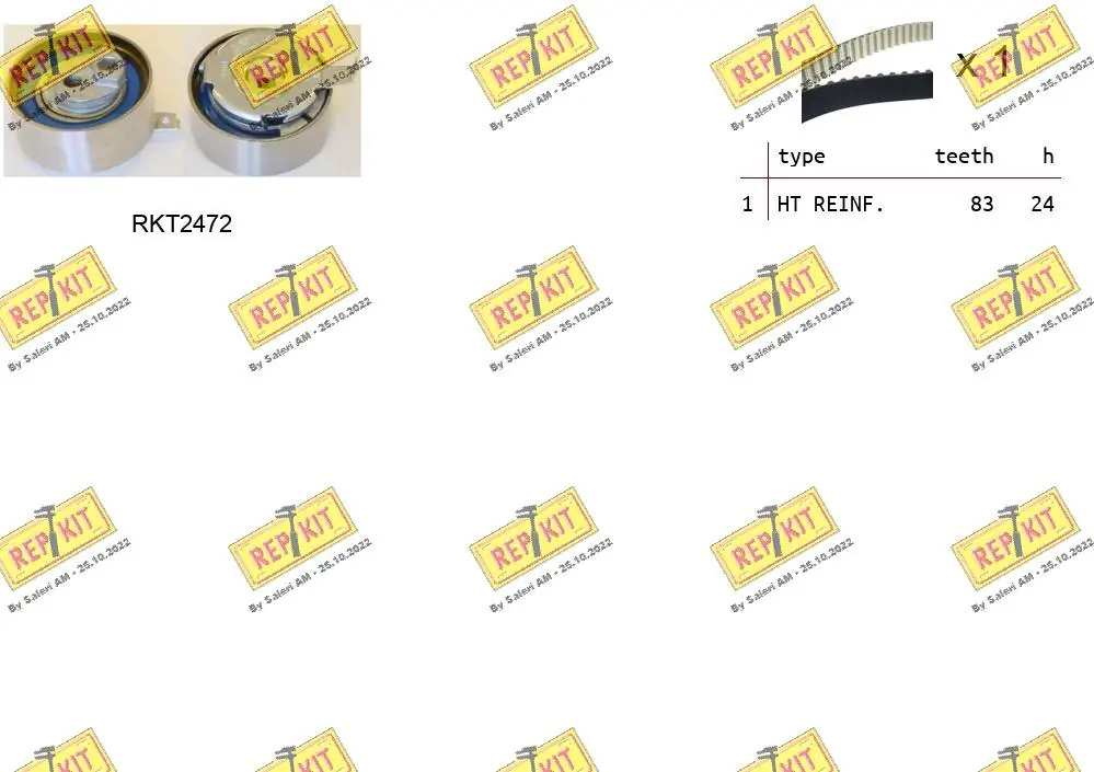 REPKIT Fogasszíjkészlet - RKTK1114 - TothCarparts