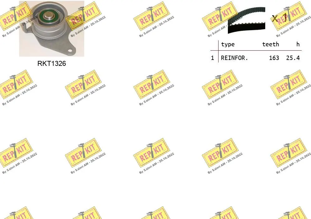 REPKIT Fogasszíjkészlet - RKTK1246 - TothCarparts