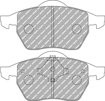 FERODO RACING fékbetétkészlet, tárcsafék - FCP590TL180 - TothCarparts