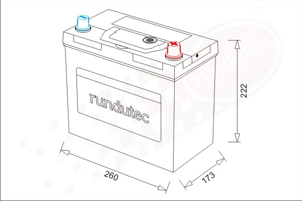 rundutec GmbH Indító akkumulátor - RNU080RAN - TothCarparts