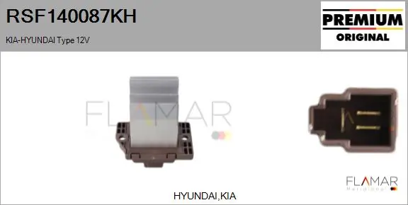 FLAMAR ellenállás, belső tér szellőzés - RSF140087KH - TothCarparts