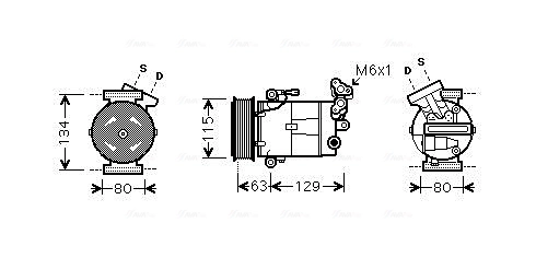 AVA Clever Choice kompresszor, klíma - RTAK384 - TothCarparts