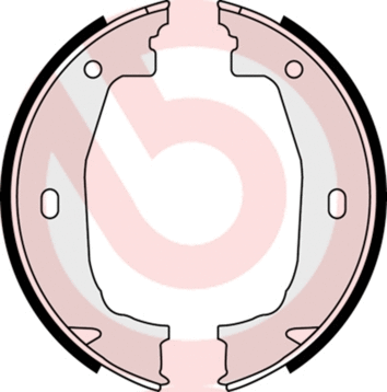BREMBO fékpofakészlet, rögzítőfék - S 06 510 - TothCarparts