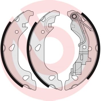 BREMBO fékpofakészlet - S 23 521 - TothCarparts