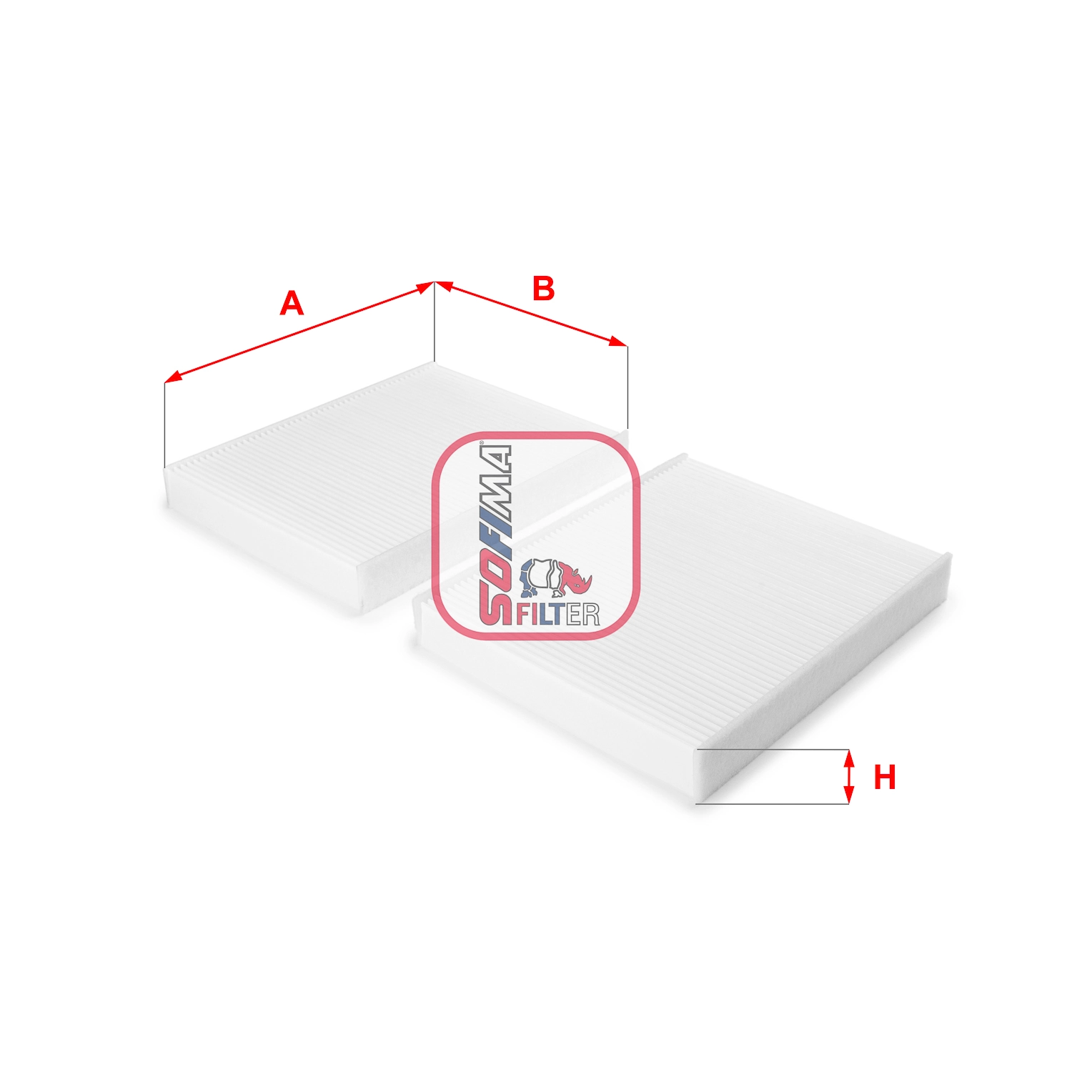 SOFIMA szűrő, utastér levegő - S 3229 C - TothCarparts