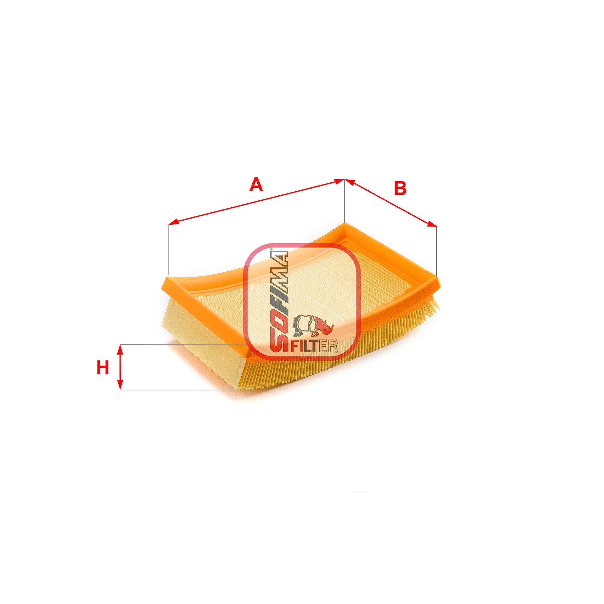 SOFIMA légszűrő - S 3603 A - TothCarparts