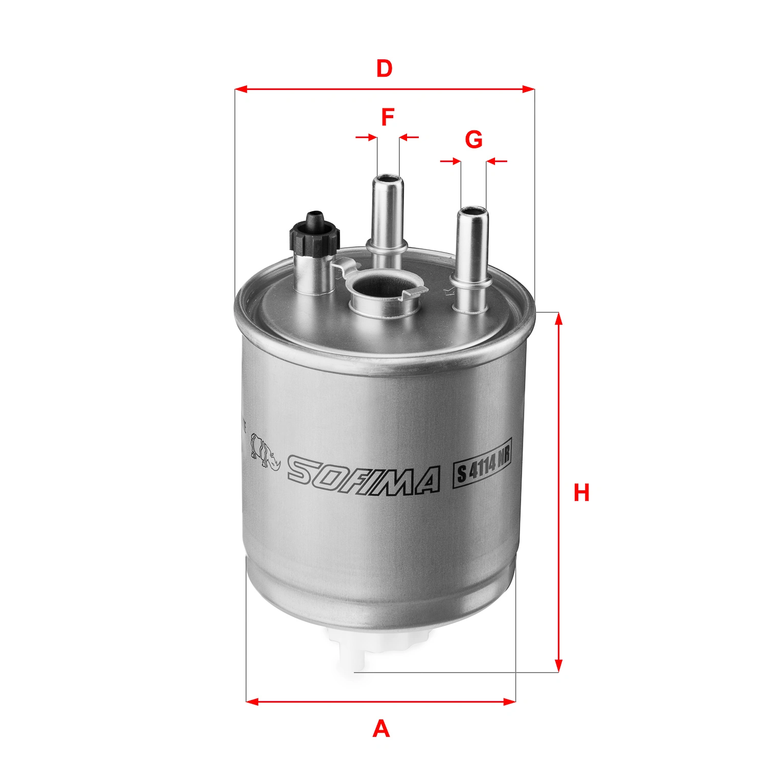 SOFIMA Üzemanyagszűrő - S 4114 NR - TothCarparts