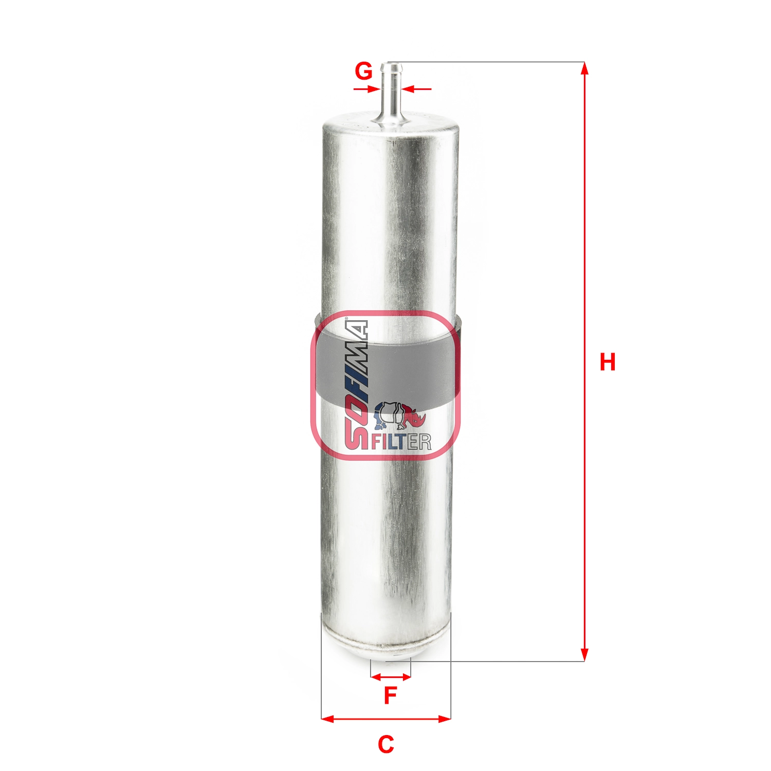 SOFIMA Üzemanyagszűrő - S 4857 B - TothCarparts