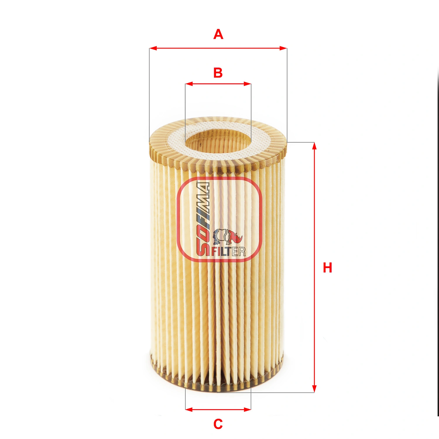 SOFIMA olajszűrő - S 5002 PE - TothCarparts