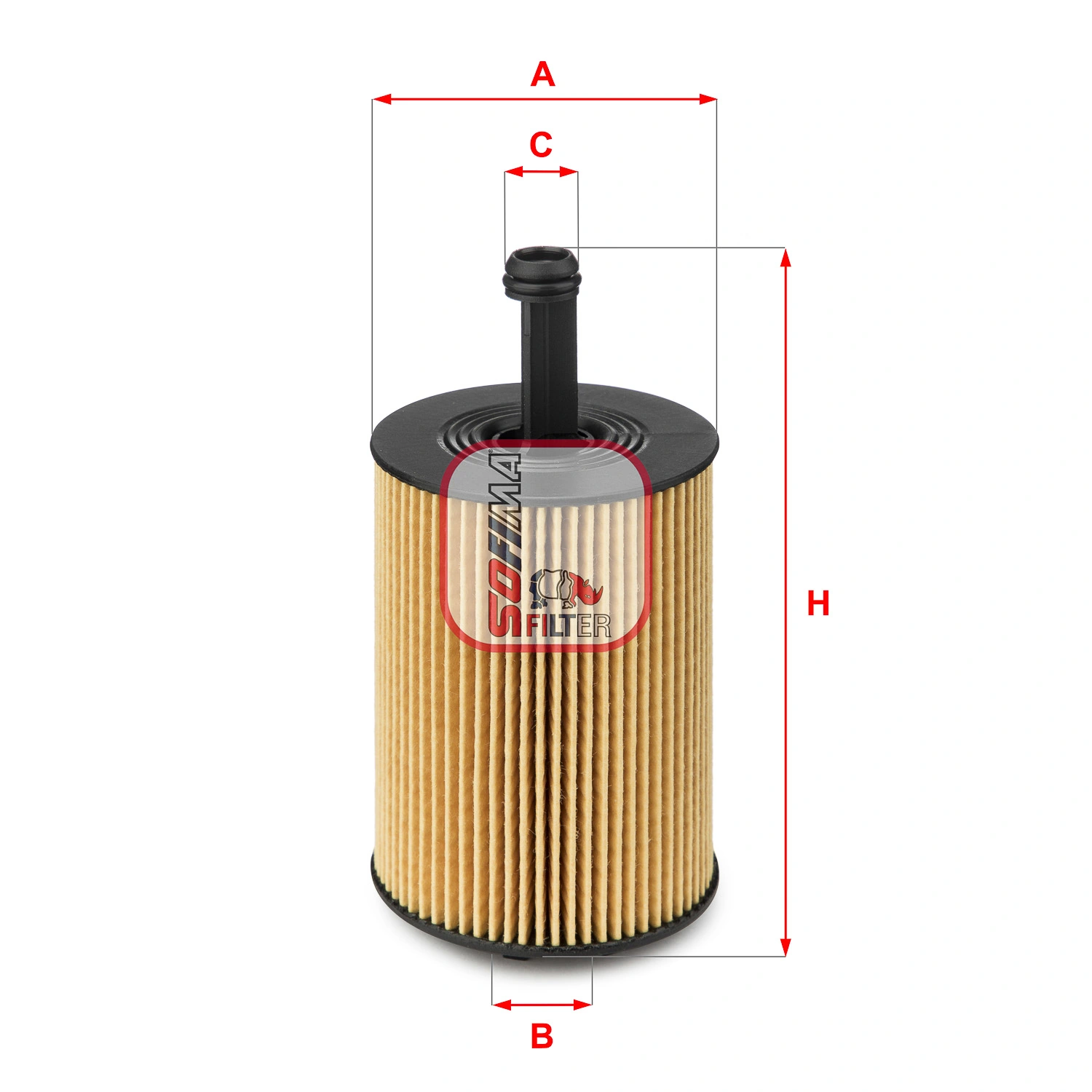 SOFIMA olajszűrő - S 5023 PE - TothCarparts