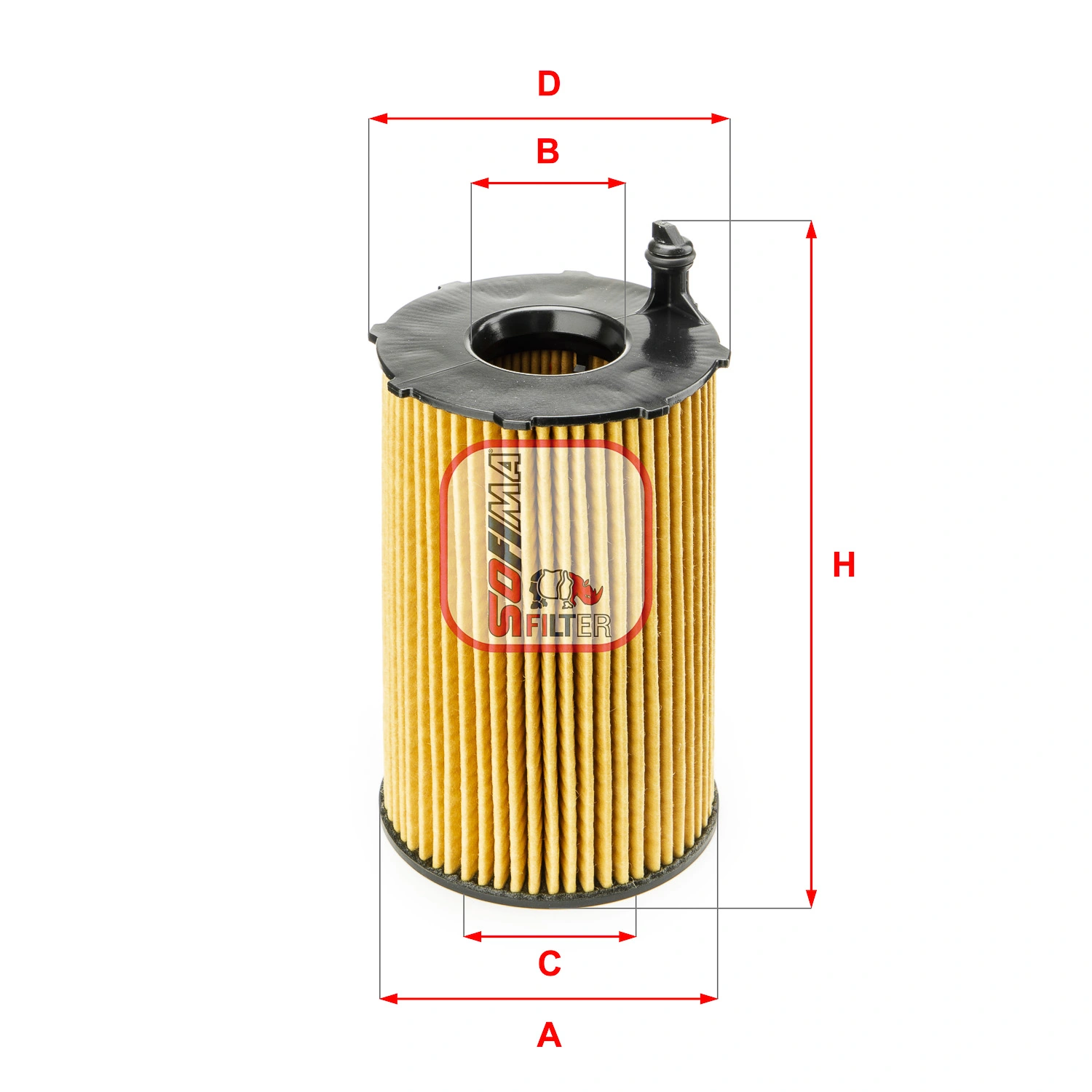 SOFIMA olajszűrő - S 5141 PE - TothCarparts