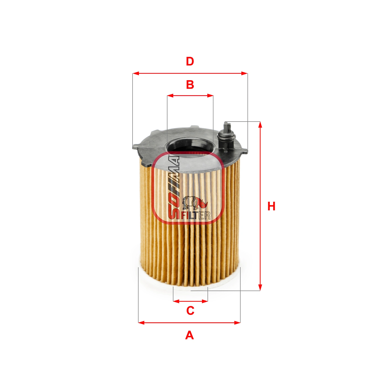 SOFIMA olajszűrő - S 5187 PE - TothCarparts