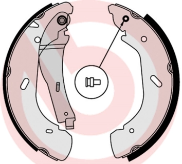 BREMBO fékpofakészlet - S 56 513 - TothCarparts