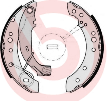 BREMBO fékpofakészlet - S 61 526 - TothCarparts