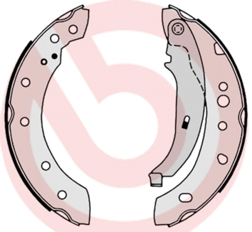 BREMBO fékpofakészlet - S 61 527 - TothCarparts