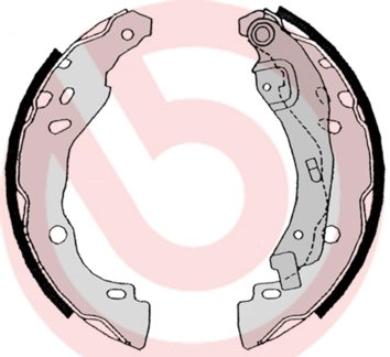 BREMBO fékpofakészlet - S 68 525 - TothCarparts