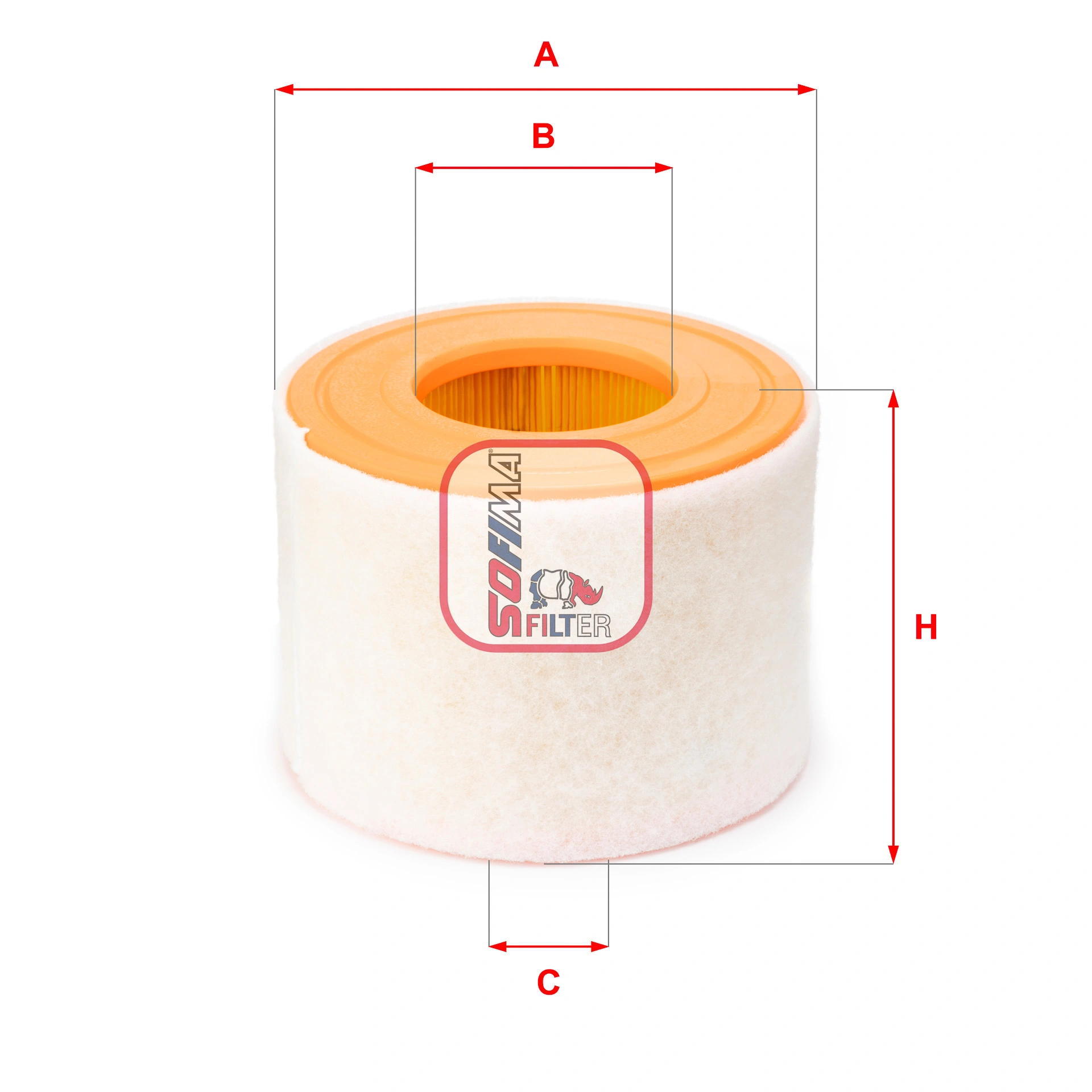 SOFIMA légszűrő - S 7A54 A - TothCarparts
