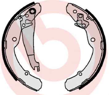 BREMBO fékpofakészlet - S 85 516 - TothCarparts